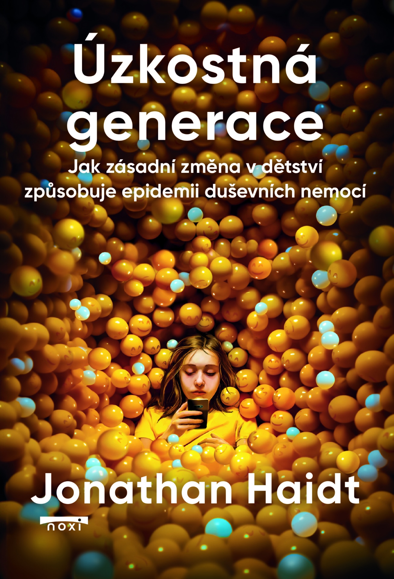 Obálka knihy Úzkostná generace od Jonathana Haidta